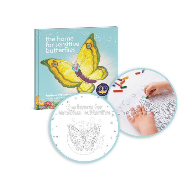 The Home for Sensitive Butterflies – Mindfulness Bedtime Story Book for Kids Ages 3–8