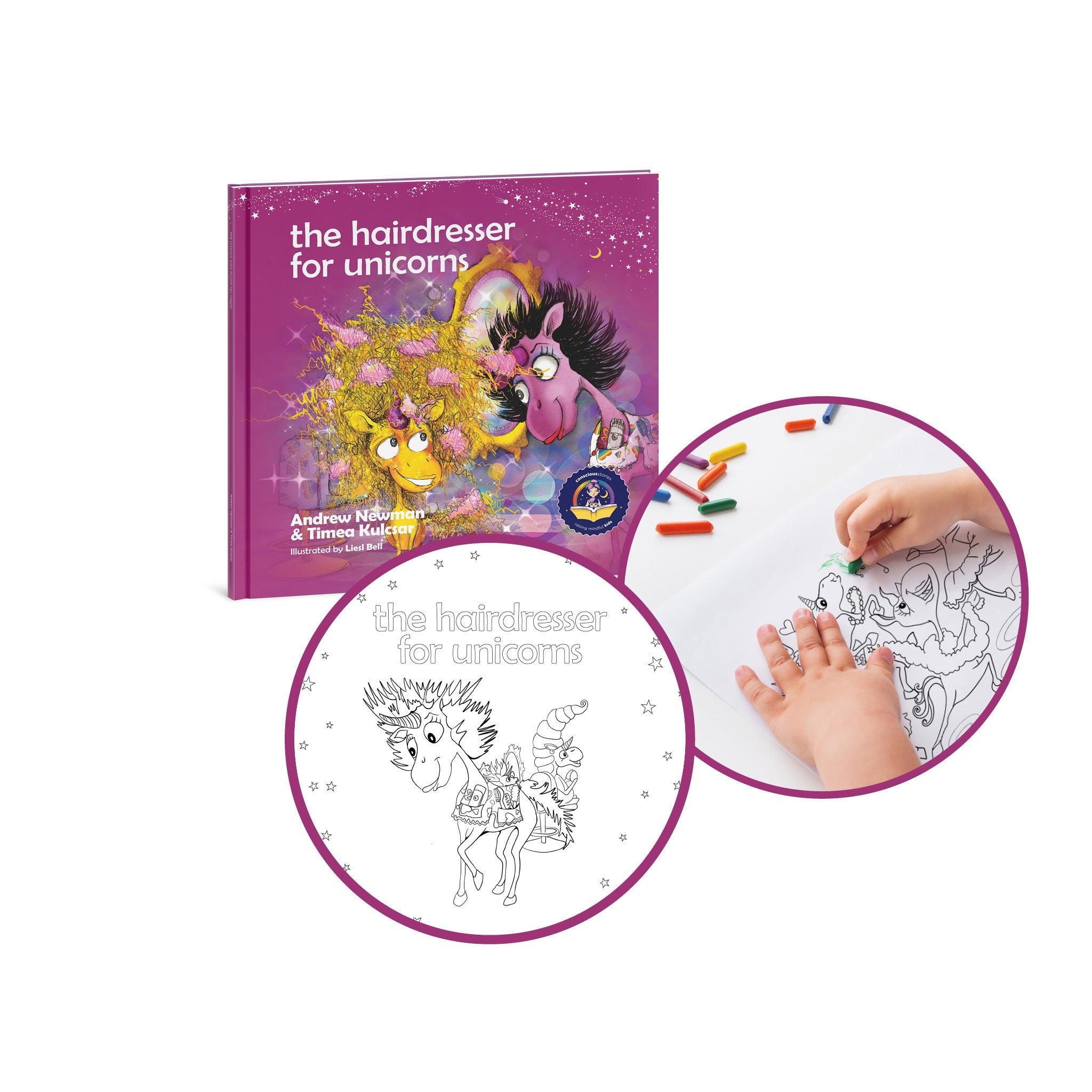 The Hairdresser for Unicorns – Children's Book About Inner Beauty