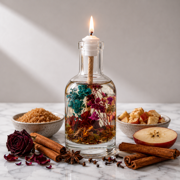 Scorpio Oil Candle – Vetiver Scent | Refillable Ritual Candle