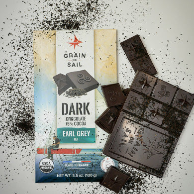 Unforgettable Fusion: Dark Chocolate with Earl Grey Tea by Grain de Sail