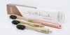 Replaceable Bamboo Toothbrush Copper Handle - Soft Charcoal Bristles