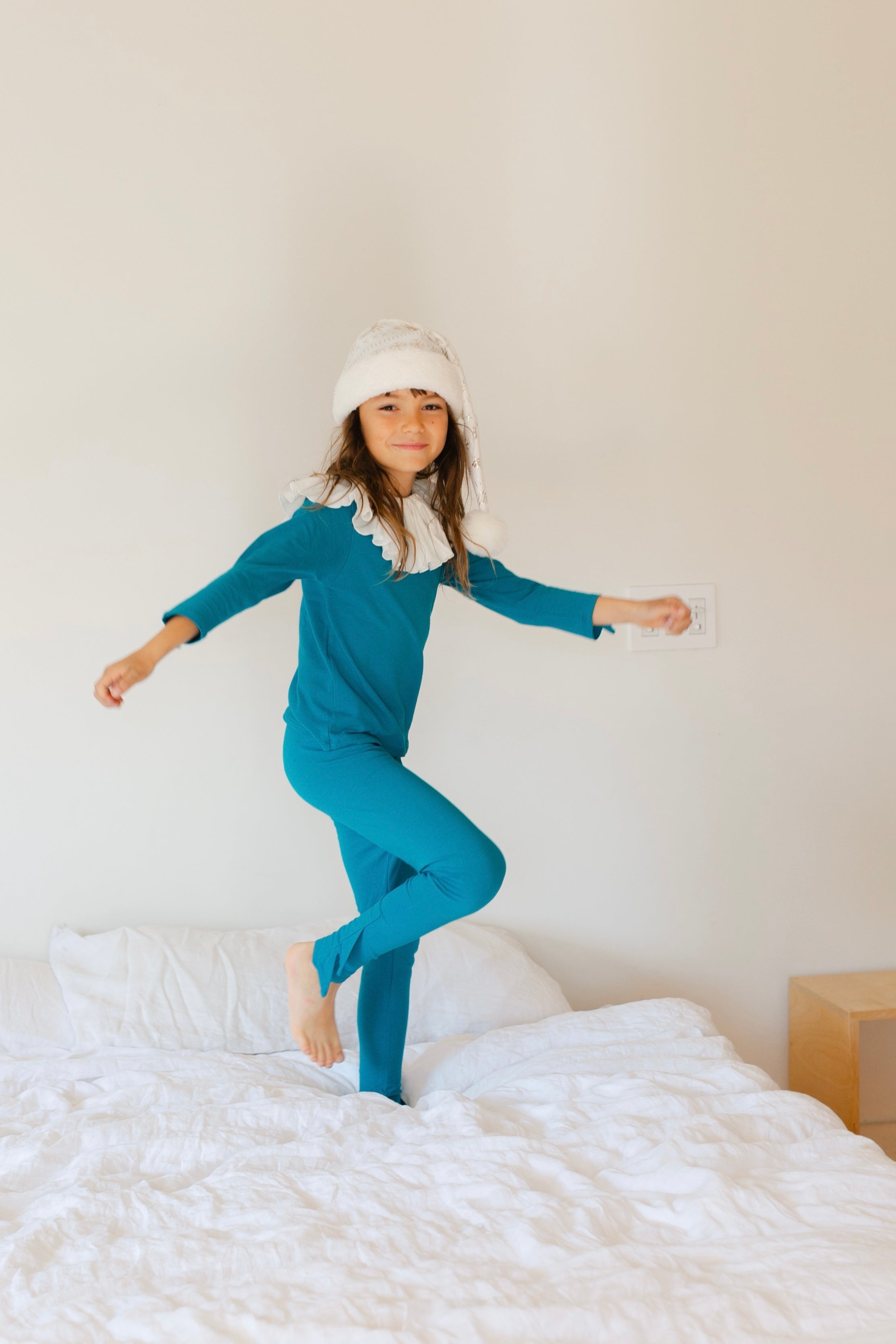 Jade Holiday Elf Pajama Costume - Cozy Cotton Kids Christmas PJs