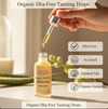 Glimmer Goddess Organic DHA-Free Tanning Drops hero image – clean self-tan for face and body
