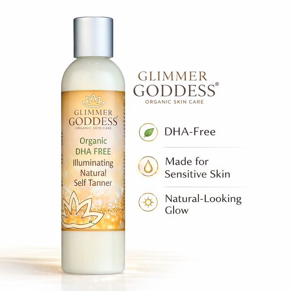 Organic DHA-Free Self Tanner – Natural Sun-Kissed Glow Lotion