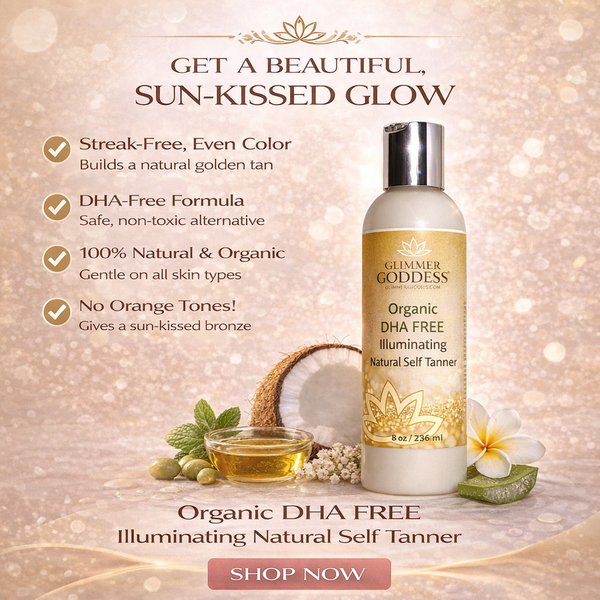 ☀️ Organic DHA-Free Self Tanner for a Sun-Kissed Glow | Natural, Gradual Tan Without Harsh Chemicals