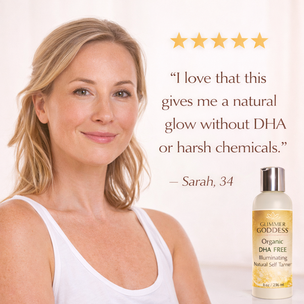 ☀️ Organic DHA-Free Self Tanner for a Sun-Kissed Glow | Natural, Gradual Tan Without Harsh Chemicals