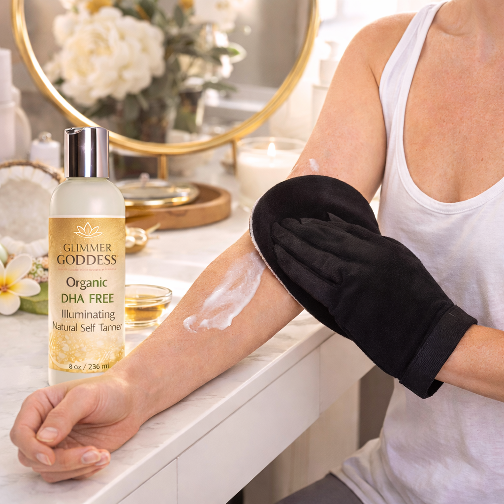☀️ Organic DHA-Free Self Tanner for a Sun-Kissed Glow | Natural, Gradual Tan Without Harsh Chemicals