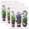 Eco-friendly Swedish dishcloths in Dill, Lavender and Parsley designs — set of 3 paper towel replacements