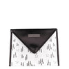 EverEnvelope small black and white reusable gift bag with magnetic closure, closed and ready to gift