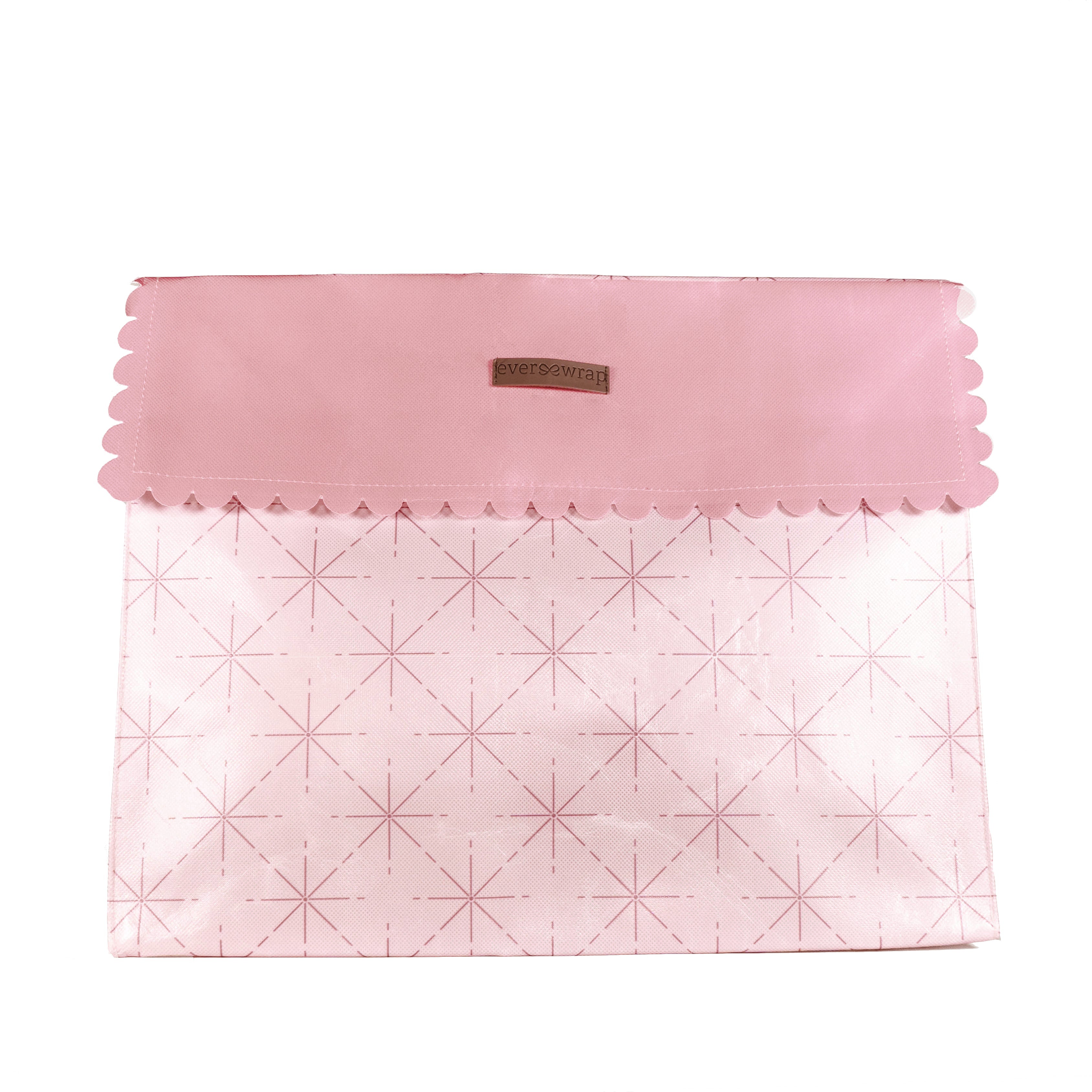 EverEnvelope large pink reusable gift bag with magnetic closure by EverWrap