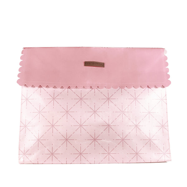 EverEnvelope large pink reusable gift bag with magnetic closure by EverWrap