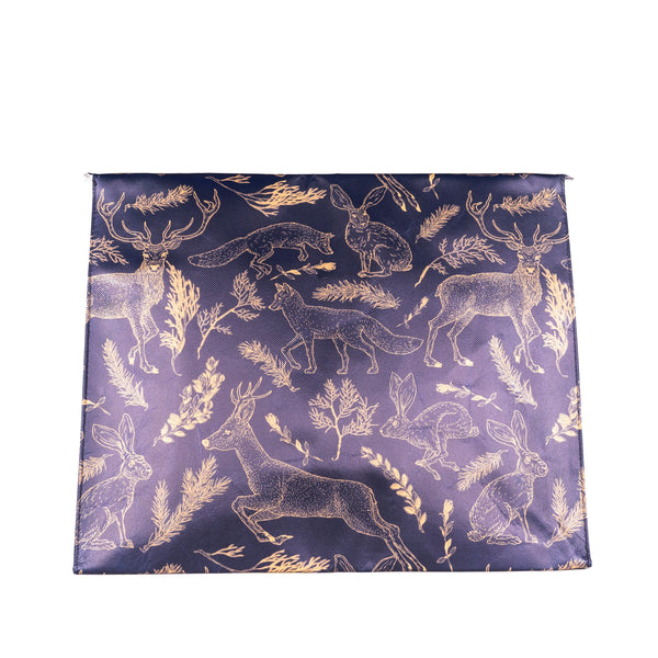 EverWrap large reusable gift bag open showing interior capacity for big gifts like shoes or sweaters