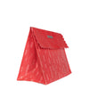 EverWrap medium red and white reusable gift bag with magnetic flap open showing interior