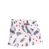 EverEnvelope reusable gift bag open showing magnetic flap closure and interior, blue and red print pattern