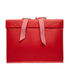 EverBox extra large red collapsible gift box with white grosgrain ribbon tied in a bow