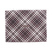 EverBox pink plaid gift box styled with a wrapped gift, showing bow tied with white satin ribbon