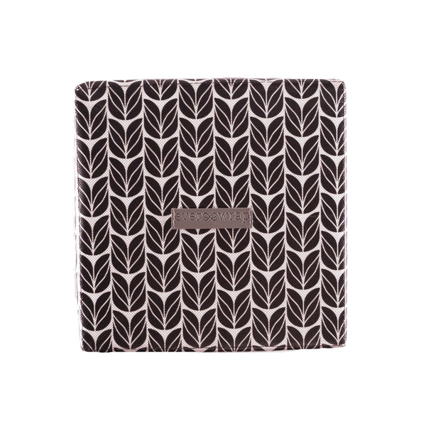 EverBox small gift box styled with a wrapped gift, tied with white satin ribbon bow