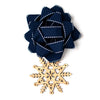 EverBow Navy – Reusable Grosgrain Gift Bow by EverWrap