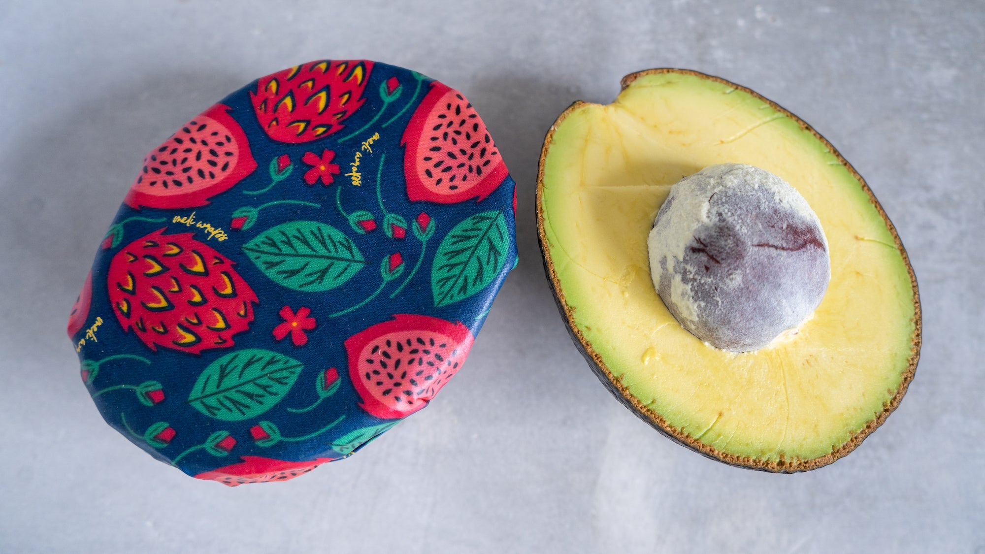 Meli Wraps Dragonfruit beeswax wraps in small, medium, and large sizes