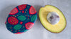 Meli Wraps Dragonfruit beeswax wraps in small, medium, and large sizes