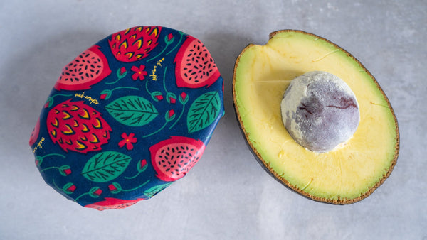 Meli Wraps Dragonfruit beeswax wraps in small, medium, and large sizes