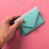 Mini Envelope Wallet With RFID protection - Baby Blue