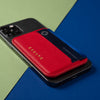 Mag Safe Leather Wallet with RFID - Red