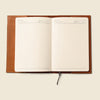 Refillable A5 Leather Notebook Cover – Tan Limited Edition