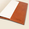 Refillable A5 Leather Notebook Cover – Tan Limited Edition