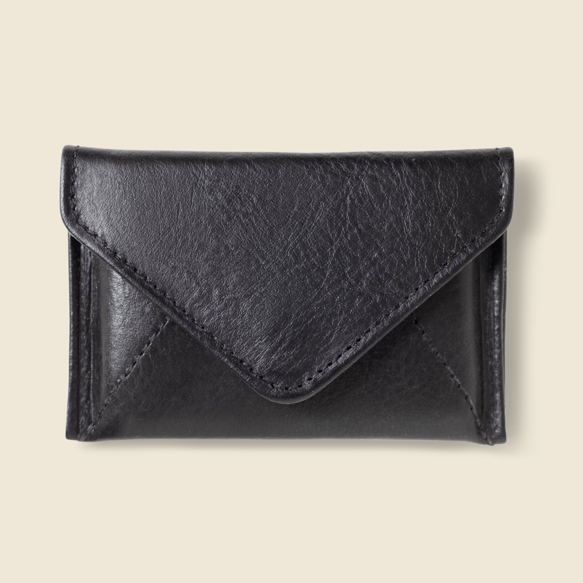 Mini Envelope Wallet - Black