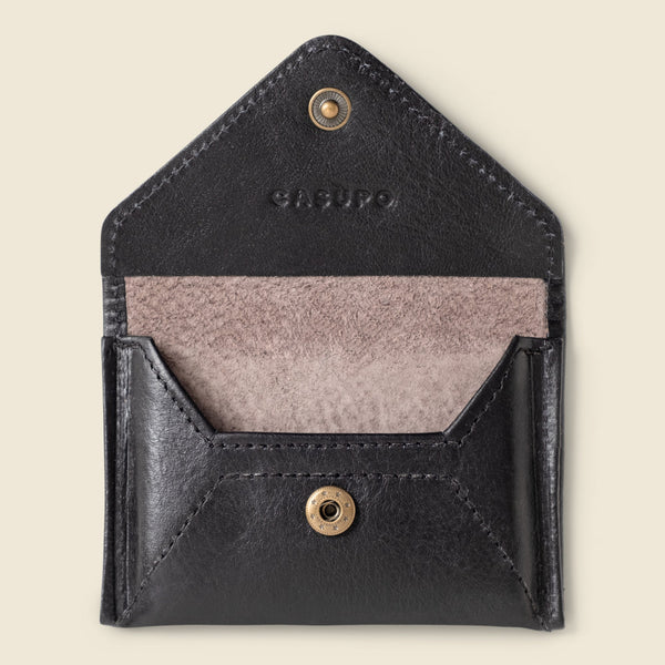 Mini Envelope Wallet - Black