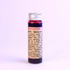 Bottle of HIBISCUS powder with a white background