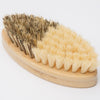 CASA AGAVE® Duo Tone Vegetable Brush with Moso bamboo handle and agave fiber bristles by No Tox Life