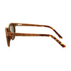 Sunglasses with tortoiseshell frame on a white background