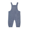 Organic chambray cotton overalls for babies and toddlers by Apple Park, front view