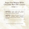 Andy Anand 80% cacao dark chocolate bars with no added sugar, stevia sweetened, artisan crafted