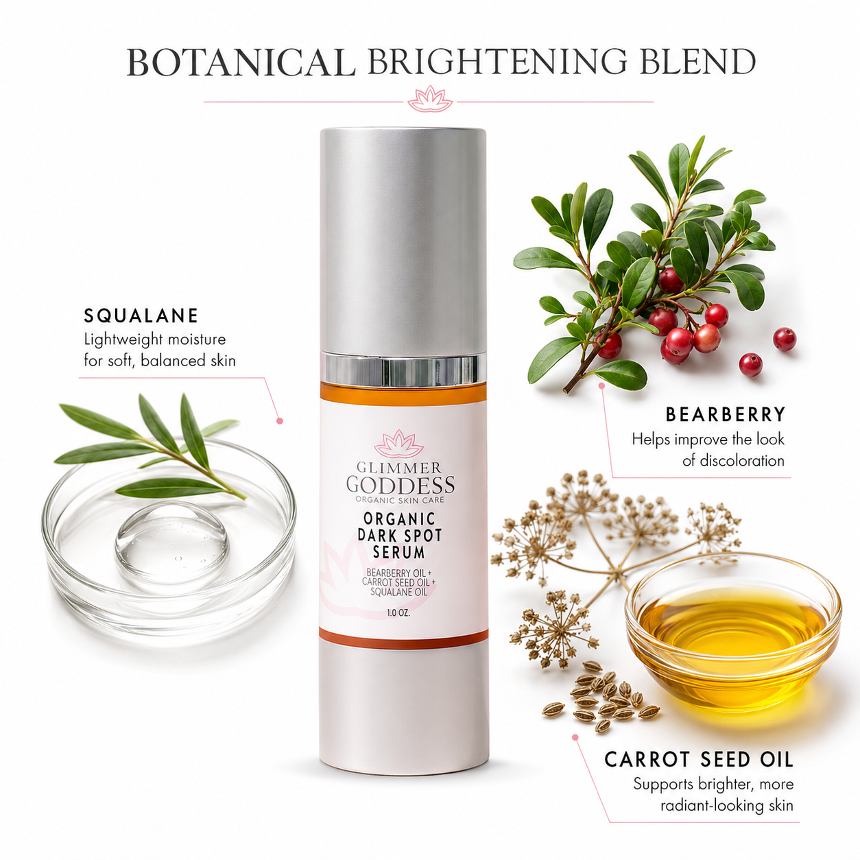 Organic Dark Spot Serum – Hydroquinone-Free Corrector