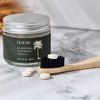 Desesh toothpaste tablets zero waste plastic-free sustainable oral care in glass jar