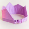 Purple headband on a white background