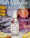 Non-toxic Lavender Lemon fabric freshener spray bottle by Rustic Strength