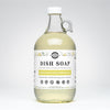 Rustic Strength lemon eucalyptus dish soap half-gallon bottle — plant-based and biodegradable