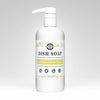 Rustic Strength natural lemon and eucalyptus dish soap 16oz bottle on white background