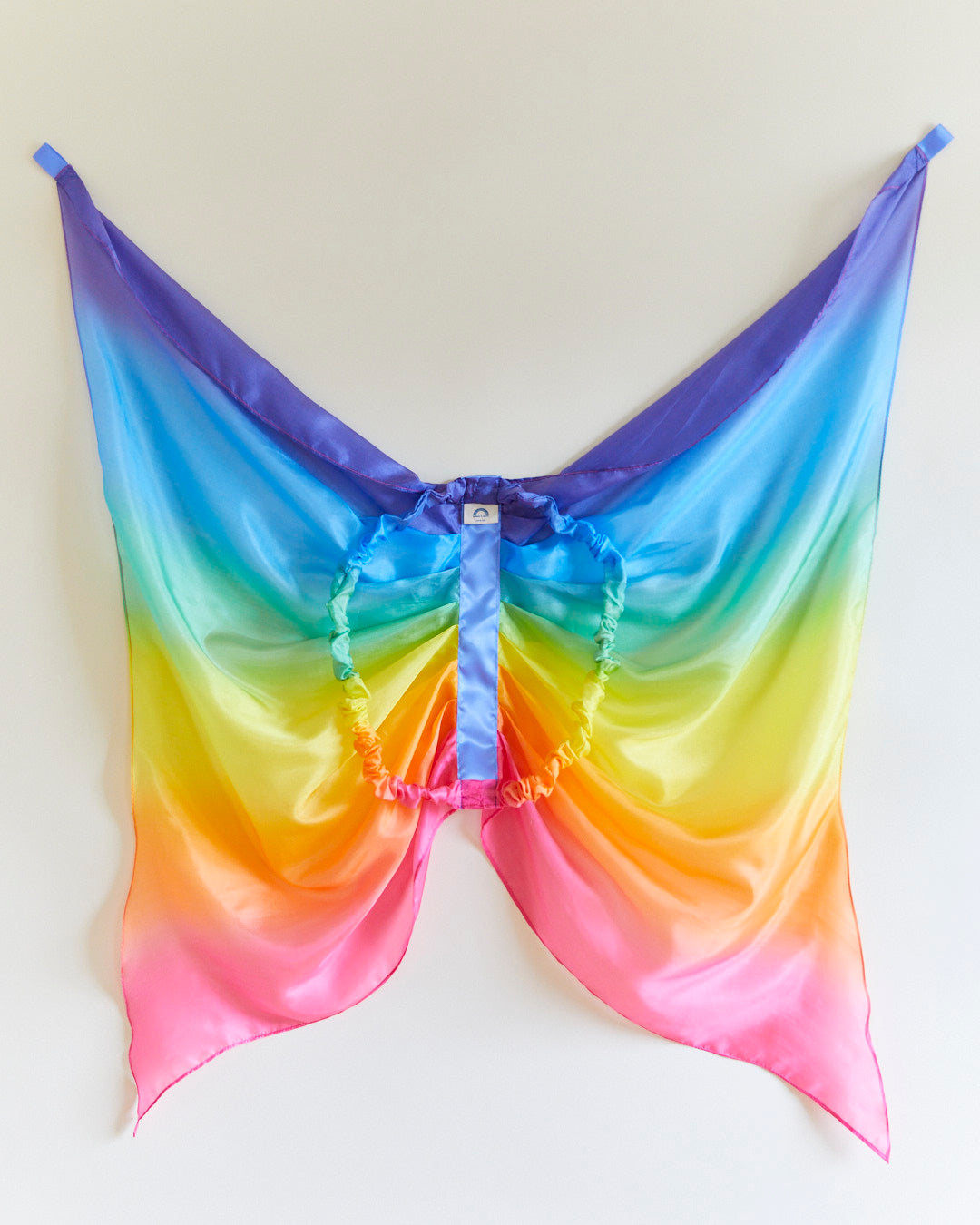 Transform your child into a superhero with Sarah's Silks Rainbow Butterfly Wings! Made from 100% real silk, these wings are perfect for imaginative play and dress-up. Eco-friendly and comfortable. 