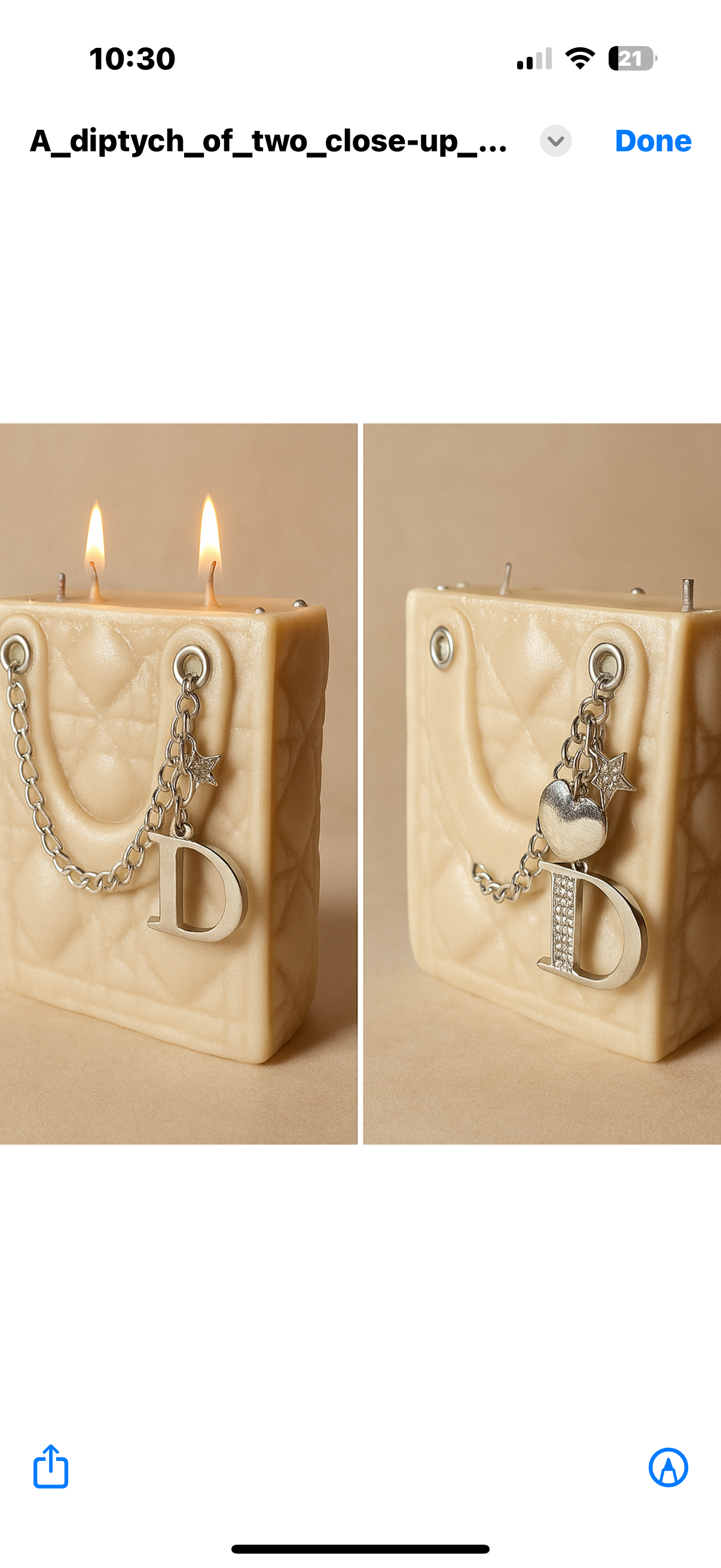 Luxurious Vegan Purse Candle: Long-lasting Fragrance & Home Decor (275 Hour Burn Time)