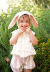 Pink Bunny Tail accessory shown as part of the costume set