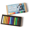 Box of eco kids pastel sticks with a colorful label on a white background