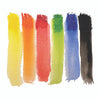 Close-up of extra large watercolor pencils showing vibrant color range for kids art