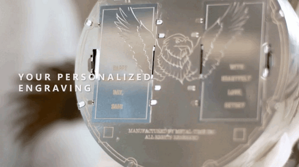 Great Eagle Golden Armor SWAROVSKI Crystal Mechanical Model