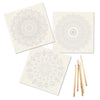 Mandala Coloring Sheets - Deluxe 110lb Paper, Artist Quality