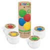 Gluten free Eco-Dough 4-pack in recyclable paperboard tube by elseware unplug